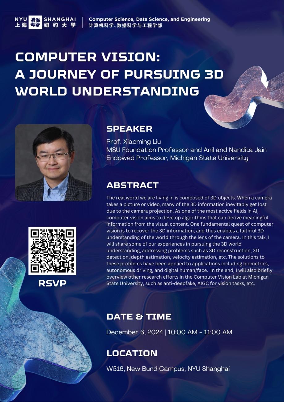 Computer Vision: A Journey of Pursuing 3D World Understanding