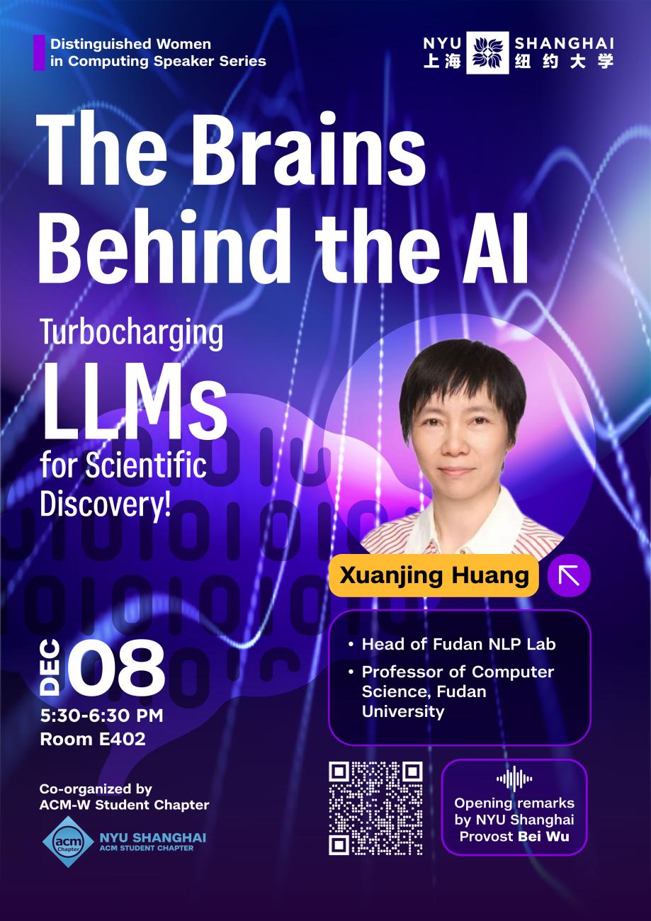 Distinguished Women in Computing Speaker Series - The Brains Behind the AI: Turbocharging LLMs for Scientific Discovery!