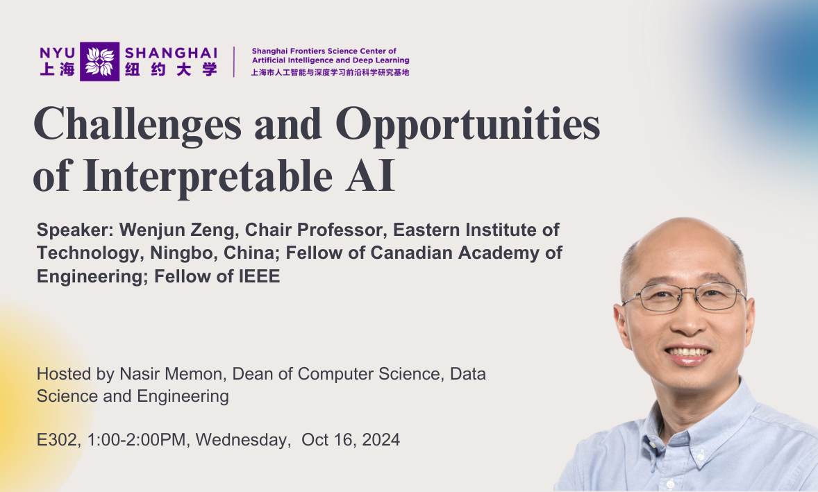  SFSC Talk | Challenges and Opportunities of Interpretable AI