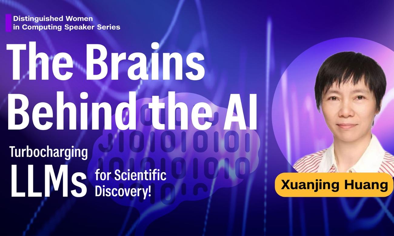  Distinguished Women in Computing Speaker Series - The Brains Behind the AI: Turbocharging LLMs for Scientific Discovery!